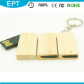 Swivel UDP Emboss Logo Bamboo 32 Go USB Flash Drive